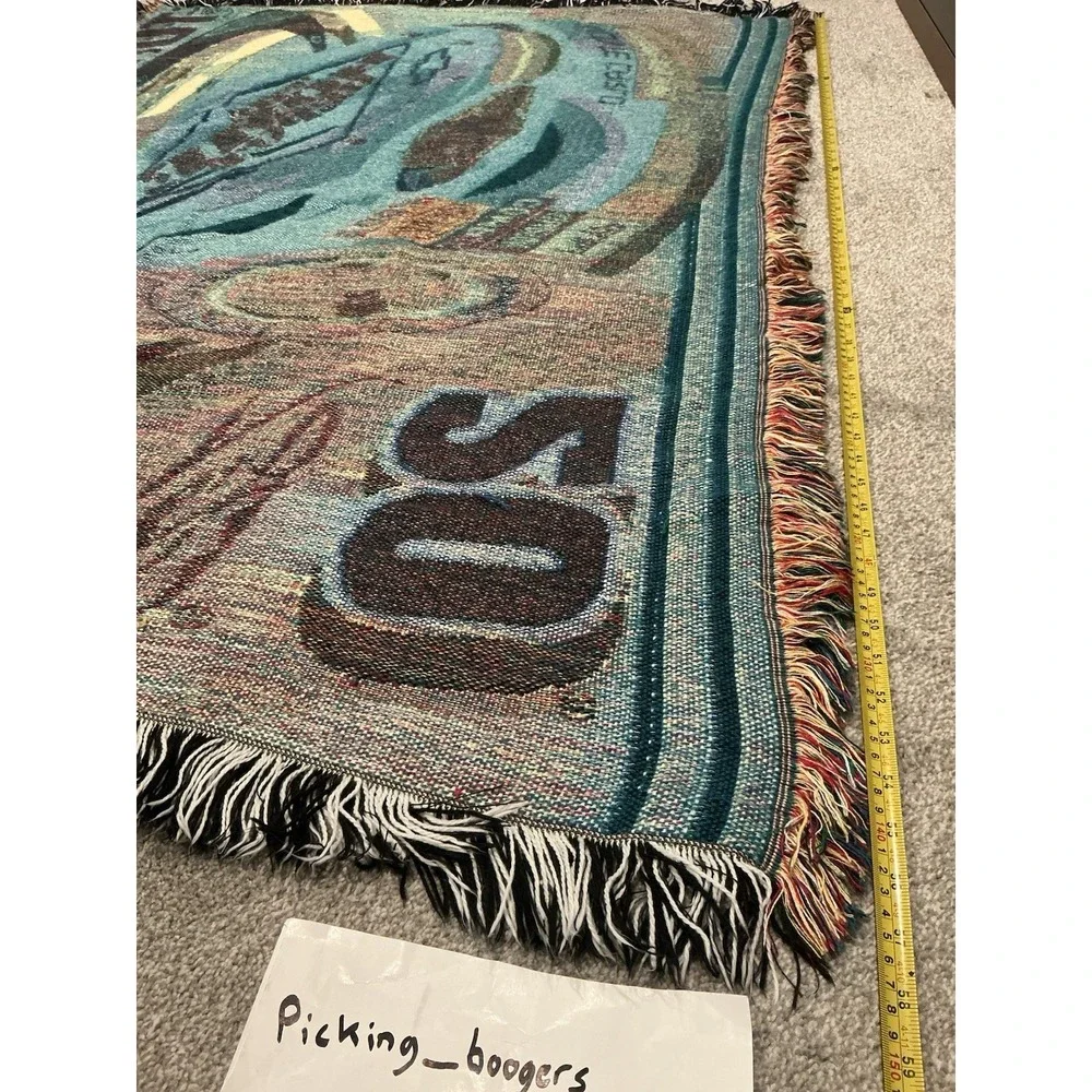 Nascar Tony Stewart 20 Tapestry Throw Blanket Home Depot Race Car Driver
